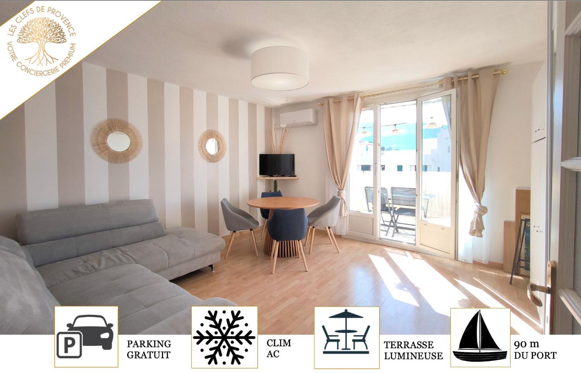 Apartment Puerto - Grand Avec Parking Et Terrasse Vue Port Cassis